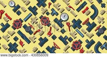 Pipe Fittings, Taps, Bends And Fittings. Spare Parts For Pipelines, Sewerage, Gas Lines And Any Liqu