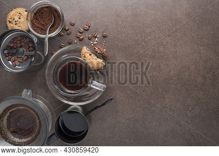 Drip Brewing, Filtered Coffee, Or Pour-over Is A Method Which Involves Pouring Water Over Roasted, G