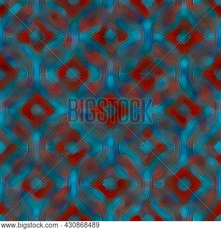 Seamless Colorful Striped Pattern, Color Paper, Artistic Pattern Illustration