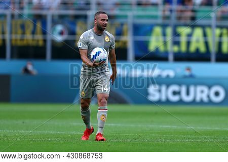 Milano, 21 August 2021. Davide Biraschi Of Genoa Cfc  Looks On During The Serie A Match Between Fc I