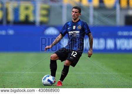 Milano, 21 August 2021. Stefano Sensi Of Fc Internazionale  In Action During The Serie A Match Betwe