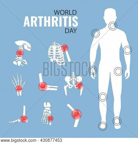 Vector Illustration On The Theme World Arthritis Day