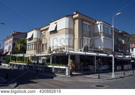 Akyaka - slow city in Turkey.August 1,2021. Mugla,Turkey