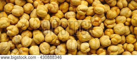 Fresh Salted Roasted Chickpeas, Turkish Culture And Roasted Chickpeas,