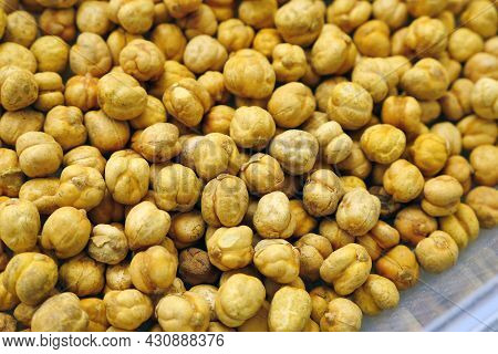 Fresh Salted Roasted Chickpeas, Turkish Culture And Roasted Chickpeas,