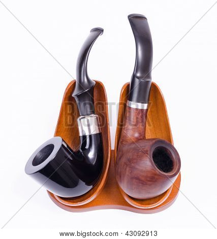 Holmes and Watson pipes