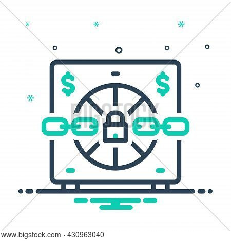 Mix Icon For Seize Locker Grab Take-hold-of Grip Clutch Chain Locked