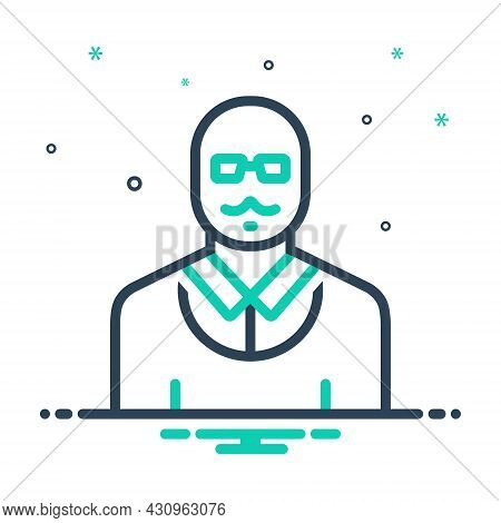 Mix Icon For Grandfather Granddad Gramps Poppa Grandsire Gran-dad Ancestor Elderly