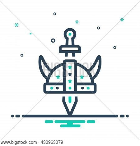 Mix Icon For Historic Mythological Emperor Famous Significant Memorable Important Consequential