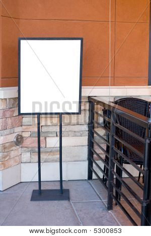 Cartellone bianco