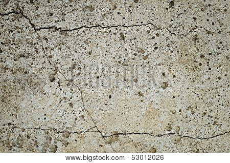 Cracked Concrete Slab