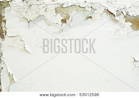 Cracked Old White Paint