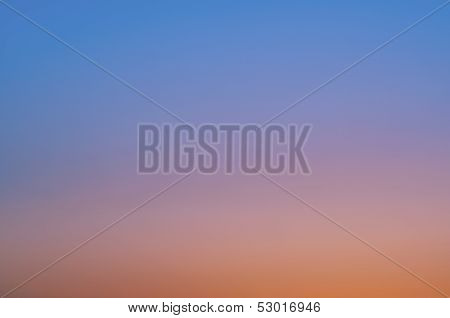 Obloha při západu slunce