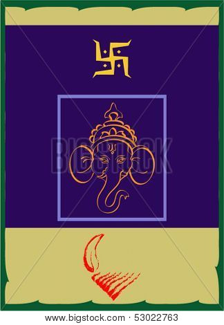 Diwali Ganesha Design