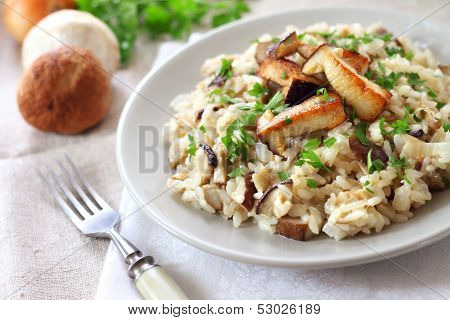 Risotto With Mushrooms
