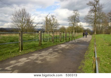 Lovers Walk In The Park