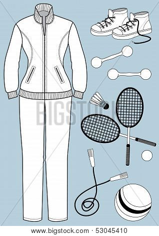 Womam Clothes And Equipment For Sport