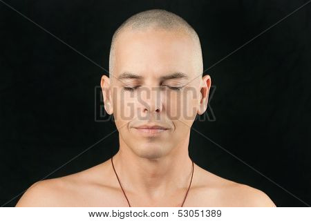 Man Meditates