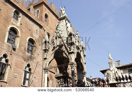 Scaliger Tombs In Verona