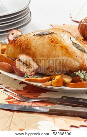 Turkey Breast With Sage - Honey Rub