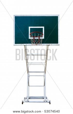 Basketball Board In In White Background