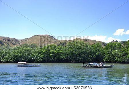 Fishing Boats at Komodo National Park