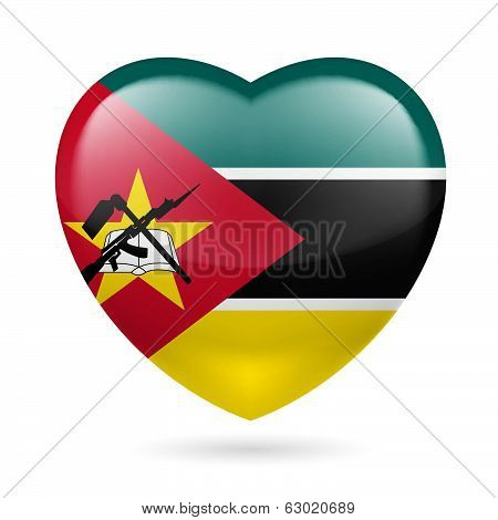 Heart icon of Mozambique