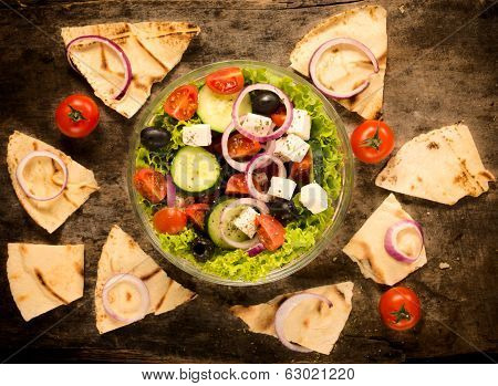Spring Salad And Tortilla