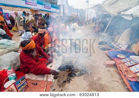 Sadhus (Hindu Saints) and Holy Smoke.