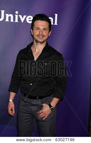 LAS VEGAS - APR 8:  Freddy Rodriguez at the NBCUniversal Summer Press Day at Huntington Langham Hotel on April 8, 2014 in Pasadena, CA