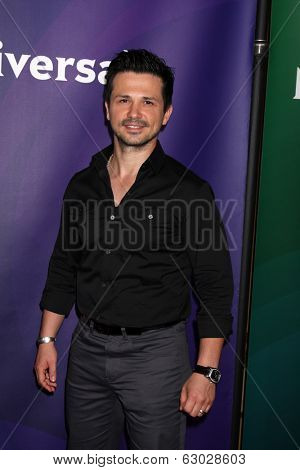 LAS VEGAS - APR 8:  Freddy Rodriguez at the NBCUniversal Summer Press Day at Huntington Langham Hotel on April 8, 2014 in Pasadena, CA