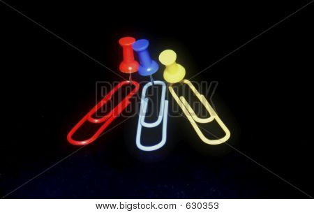 Paper Clips And Thumbtacks