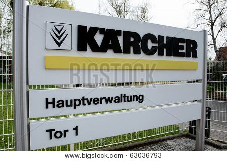 BUHLERTAL, GERMANY - MARCH 30, 2014:  Machine-building plant of the company Karcher 