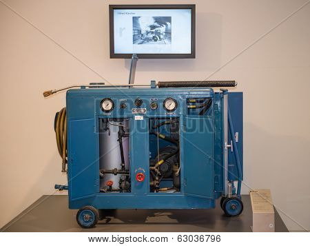 BUHLERTAL, GERMANY - MARCH 30, 2014:  Machine-building plant of the company Karcher 
