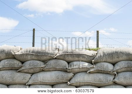 Trenches Of Death Ww1 Sandbag Flanders Fields Belgium