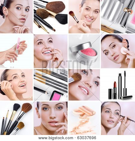 make up collage