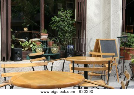 Cafetería al aire libre