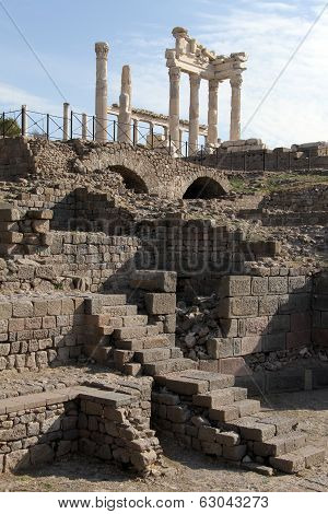 Trajan Temple And Ruins