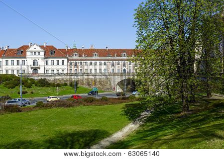 Two Palaces In Warsaw