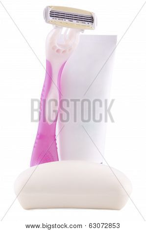 Shaving kit for woman