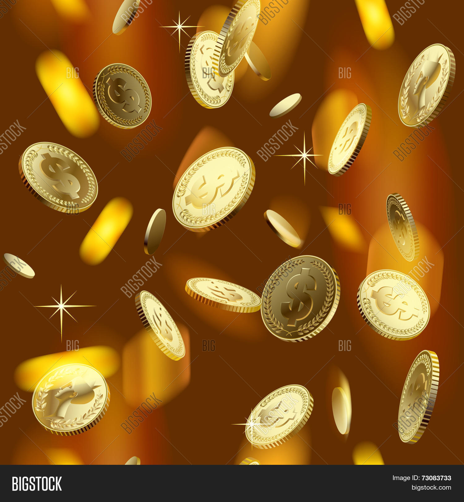 Shining Gold Money Image & Photo (Free Trial) Bigstock