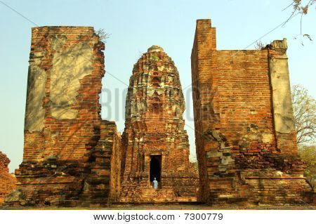 Ruiny buddhistického chrámu