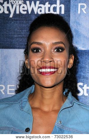 LOS ANGELES - SEP 18:  Annie Ilonzeh at the People Stylewatch Hosts Hollywood Denim Party at The Line on September 18, 2014 in Los Angeles, CA