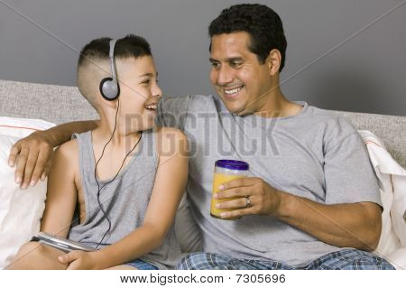 Vader en zoon muziek