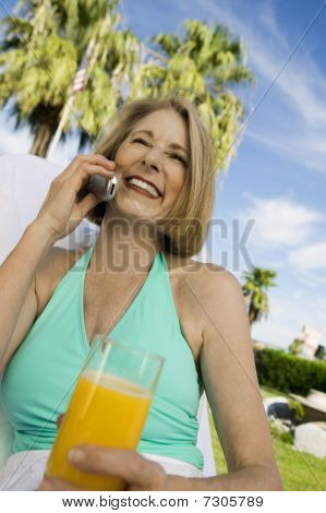 femme en plein air