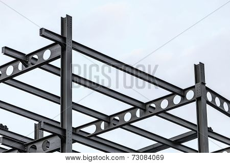 Construction Site Of Modern Building