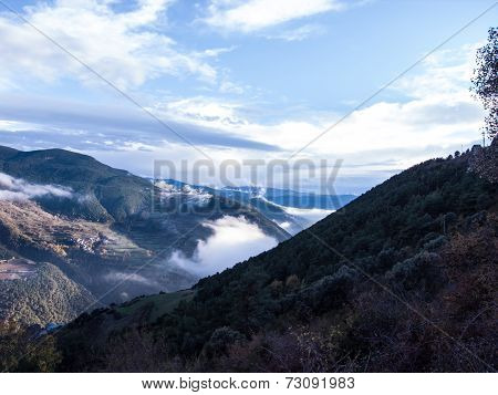 Mountain With Clouds