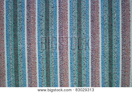 old woolen textile, colored fabric