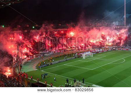 Paok Vs Olympiacos Greek Superleague