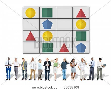 Sudoku Puzzle Problem Solving Leisure Games Concept